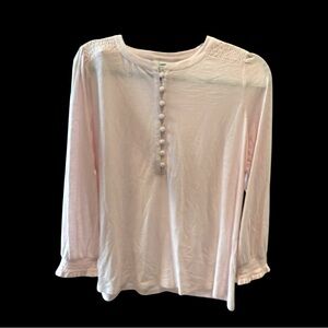 J. Jill Textured Button-Front Top – NWOT – Size Small